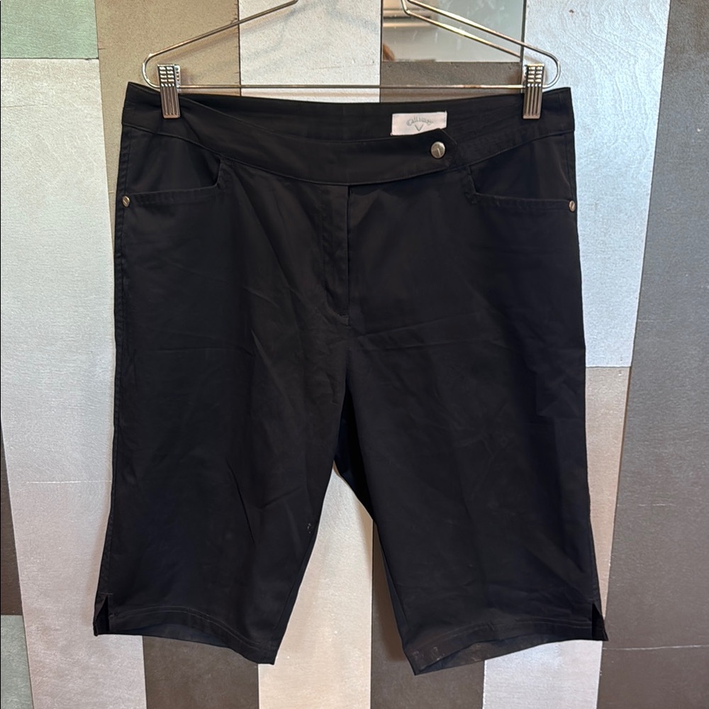 Callaway Black Bermuda Shorts, Versatile Casual Wear